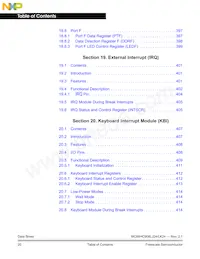 MC908LK24CPBE Datasheet Pagina 20