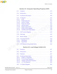 MC908LK24CPBE Datasheet Page 21