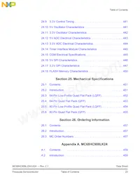 MC908LK24CPBE Datasheet Pagina 23