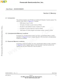 MC908QF4CFJ Datasheet Page 21
