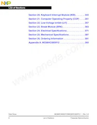 MC908SR12MFAE Datasheet Page 6