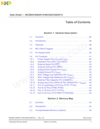 MC908SR12MFAE Datasheet Page 7