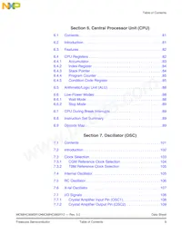 MC908SR12MFAE Datasheet Page 9