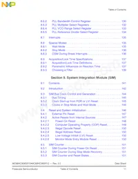 MC908SR12MFAE數據表 頁面 11
