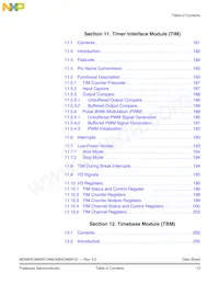MC908SR12MFAE Datasheet Pagina 13