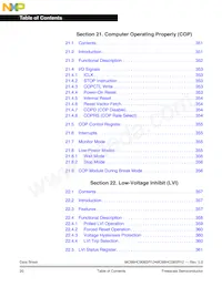 MC908SR12MFAE Datasheet Pagina 20