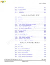 MC908SR12MFAE數據表 頁面 21