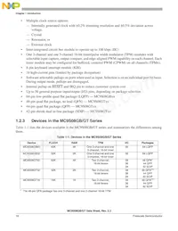 MC9S08GT60CFD Datasheet Pagina 18