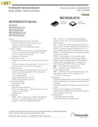 MC9S08JS16LCWJ Datasheet Pagina 3