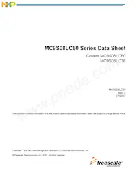 MC9S08LC36LH數據表 頁面 7