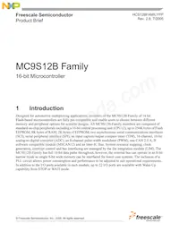 MC9S12B256CPVE Datasheet Cover