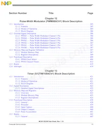 MC9S12E256VFUE數據表 頁面 15