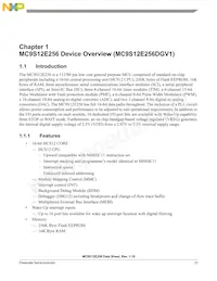 MC9S12E256VFUE Datasheet Page 21