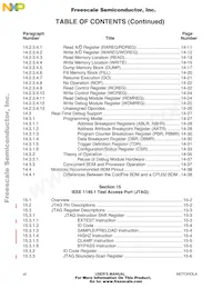 MCF5206CAB25A數據表 頁面 17