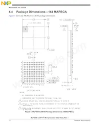 MCF5208CVM166J Datasheet Page 12