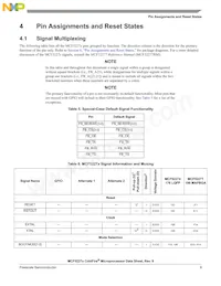 MCF52277CVM160J Datasheet Page 9