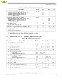 MCF52277CVM160J數據表 頁面 19