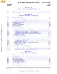 MCF5249CVF140數據表 頁面 9