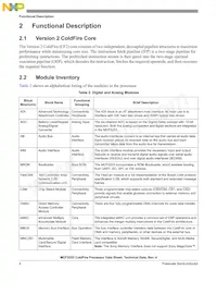 MCF5253VM140J Datasheet Page 4