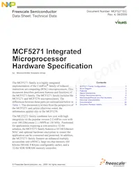 MCF5271CVM150J數據表 封面