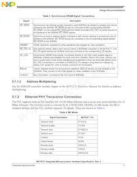 MCF5271CVM150J Datasheet Pagina 11