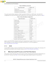 MCF5271CVM150J Datasheet Page 12