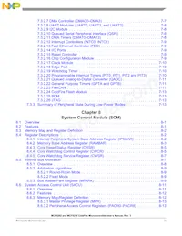 MCF5282CVM80J Datasheet Pagina 9