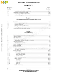 MCF5307CFT66B Datasheet Page 7