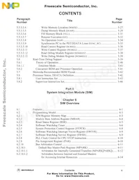 MCF5307CFT66B Datasheet Page 9
