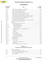 MCF5307CFT66B Datasheet Page 14