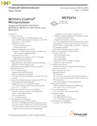 MCF5473VR200數據表 封面