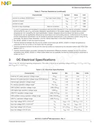MCF5473VR200 Datasheet Page 5