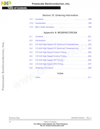 MCHSC705C8ACPE Datasheet Pagina 14