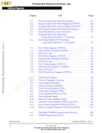 MCHSC705C8ACPE Datasheet Pagina 16
