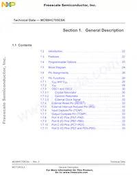 MCHSC705C8ACPE Datasheet Page 21