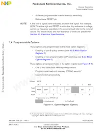 MCHSC705C8ACPE Datasheet Pagina 23