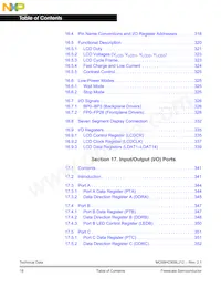 MCL908LJ12CFUE Datenblatt Seite 18