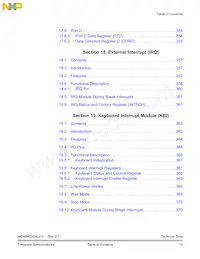 MCL908LJ12CFUE Datasheet Page 19