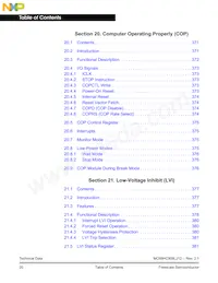 MCL908LJ12CFUE Datenblatt Seite 20