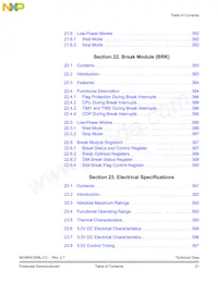 MCL908LJ12CFUE Datenblatt Seite 21