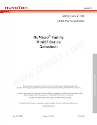 MINI57TDE Datasheet Cover
