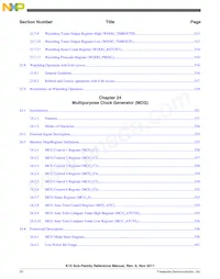 MK10DX128ZVMD10 Datasheet Page 20