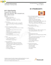 MK11DN512VLK5R Datasheet Cover