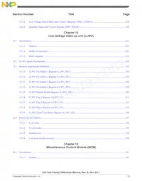 MK20DN512ZVMB10 Datasheet Page 13