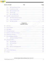 MK20DN512ZVMB10 Datasheet Page 21