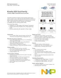 MK26FN2M0CAC18R Datasheet Cover
