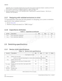 MK26FN2M0CAC18R Datasheet Page 18