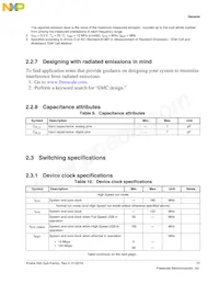 MK65FN2M0CAC18R Datasheet Page 17