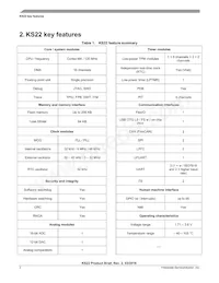 MKS20FN256VFT12 Datasheet Page 2