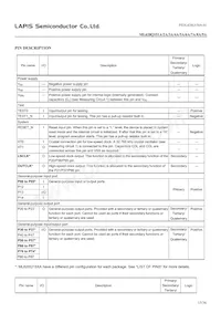 ML620Q156A-NNNTBWATL Datenblatt Seite 15